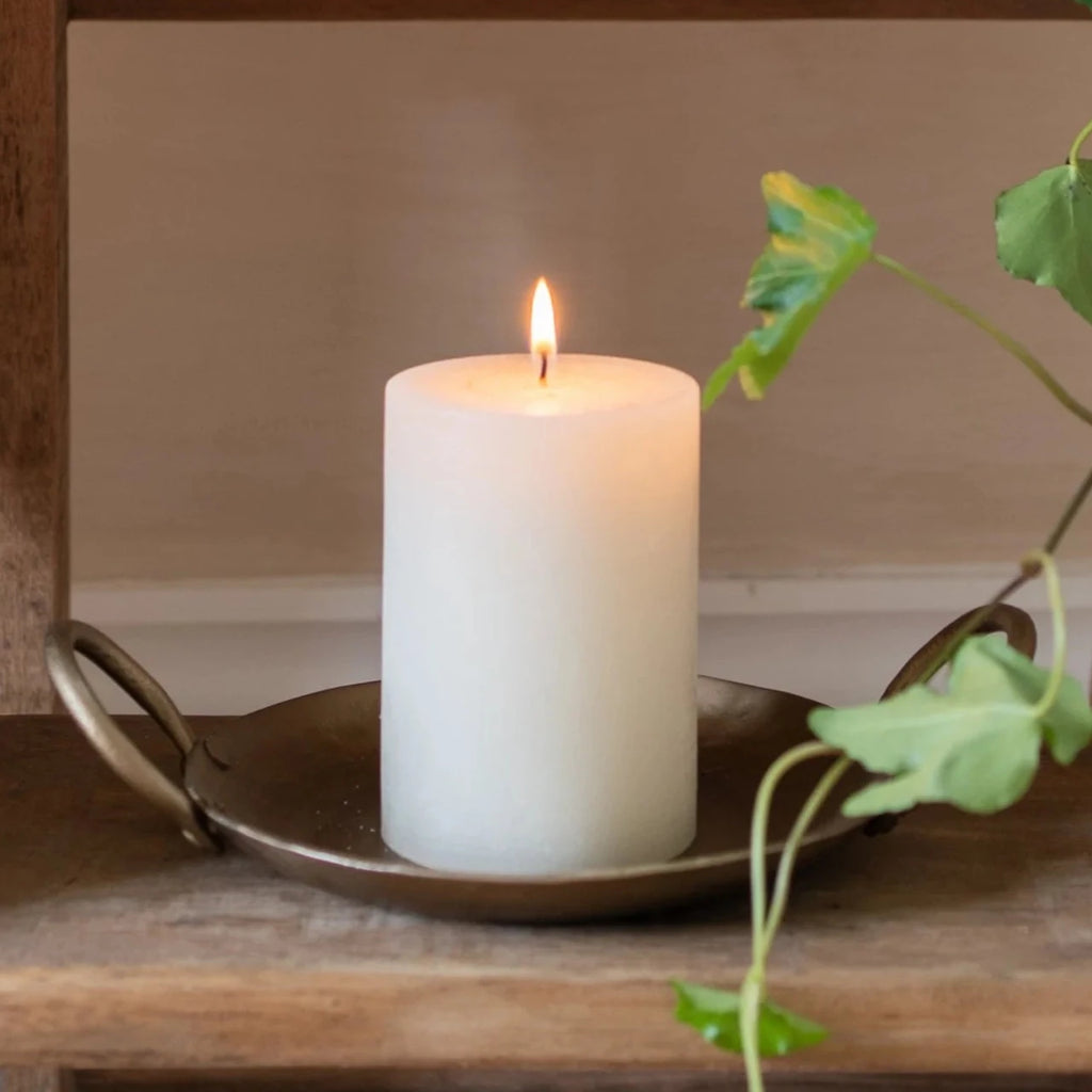 Forged Round Candle Plate