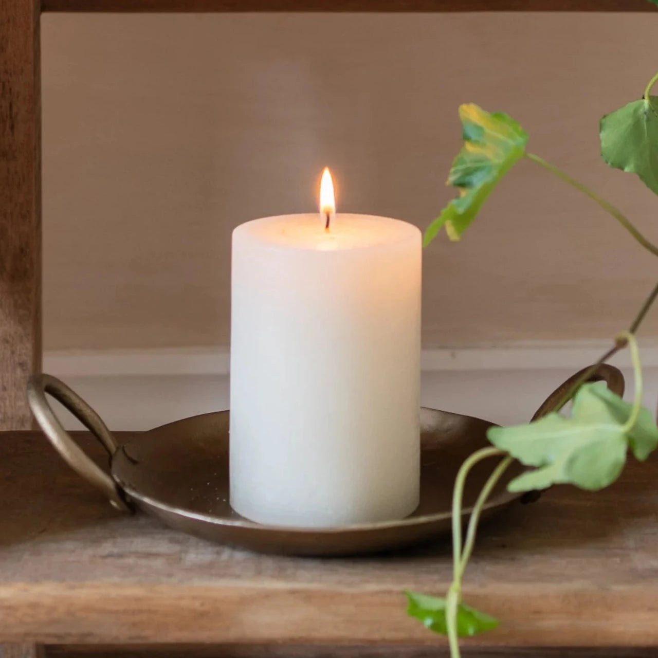 Forged Round Candle Plate