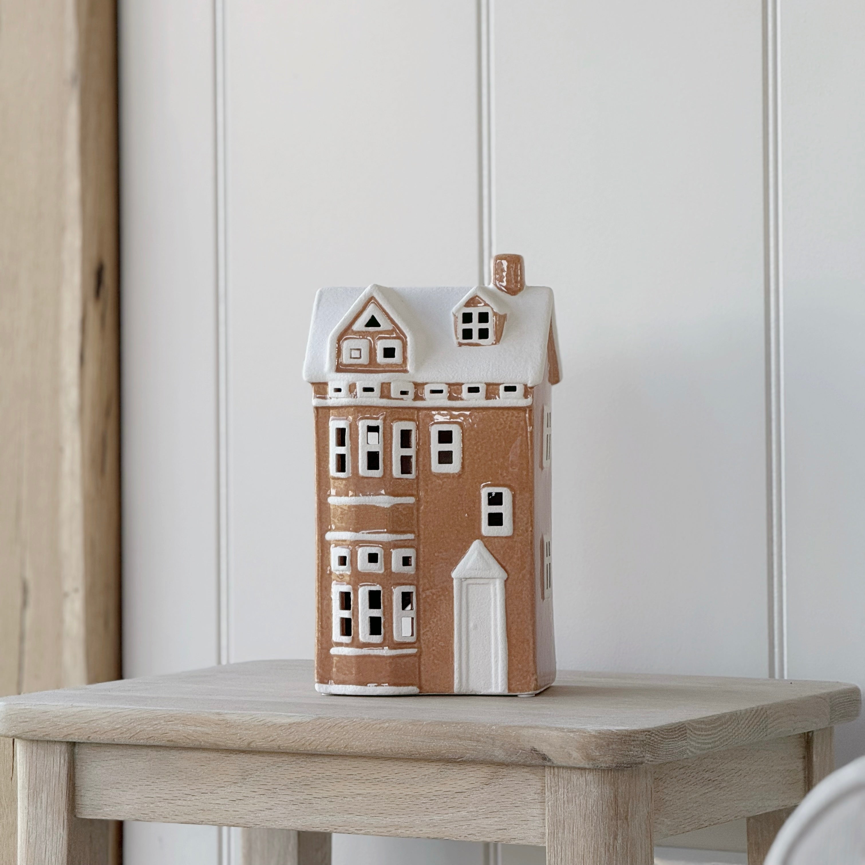 Imperfect The Tall Terracotta Tealight House