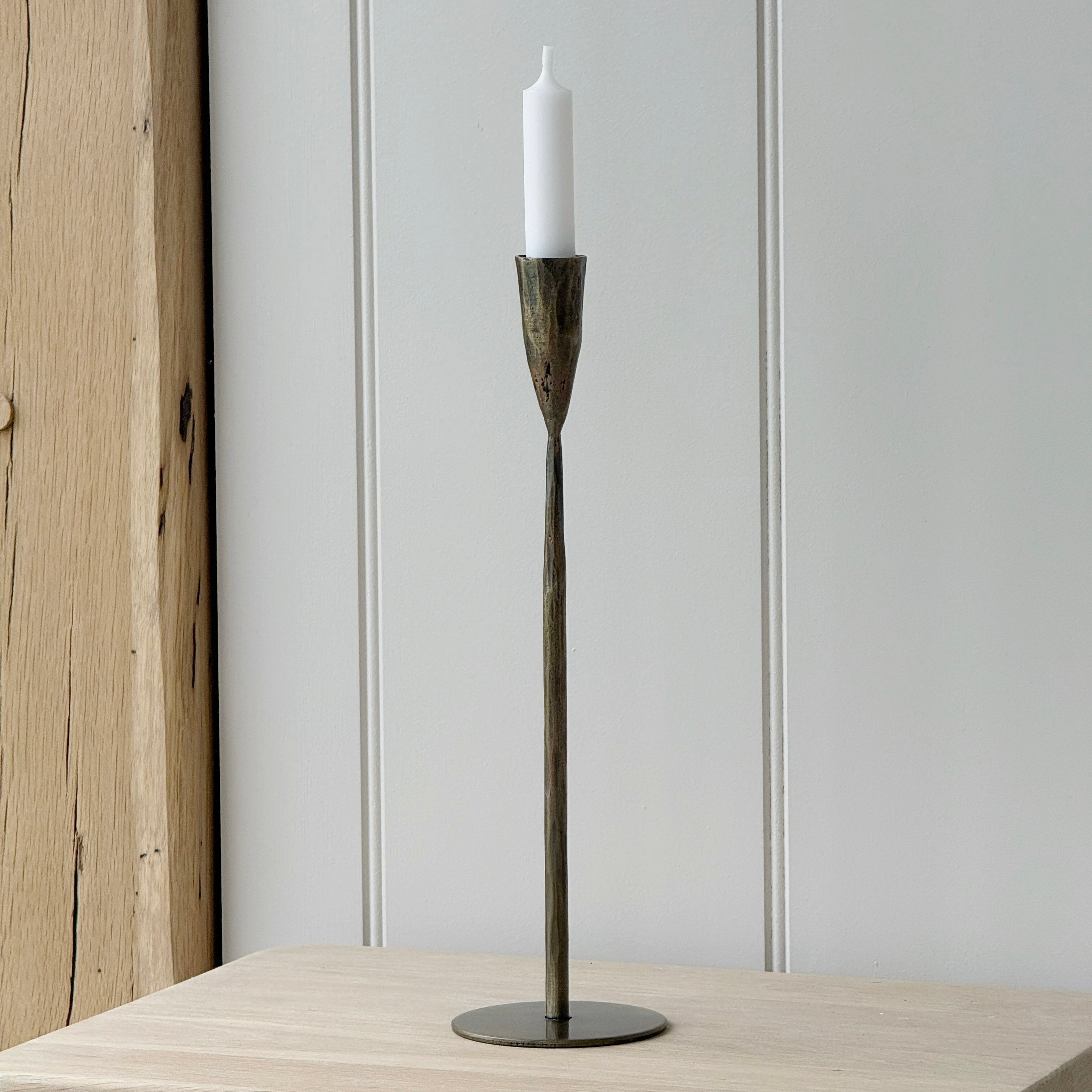 Aged Candle Holder