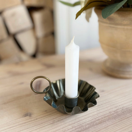 Antique Brass Chamberstick