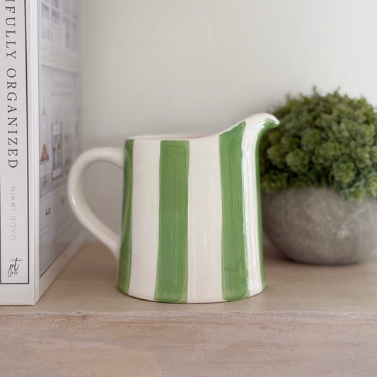 Green Stripe Jug