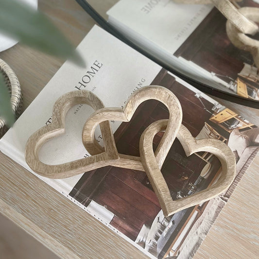 Wooden Heart Chain