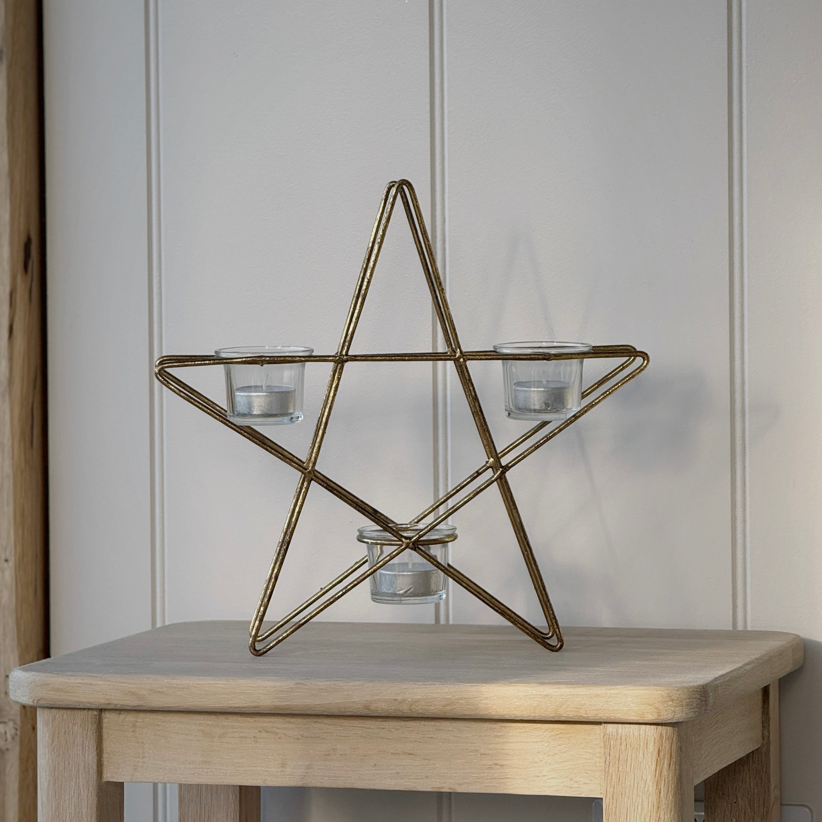 Star Triple T-Light Holder