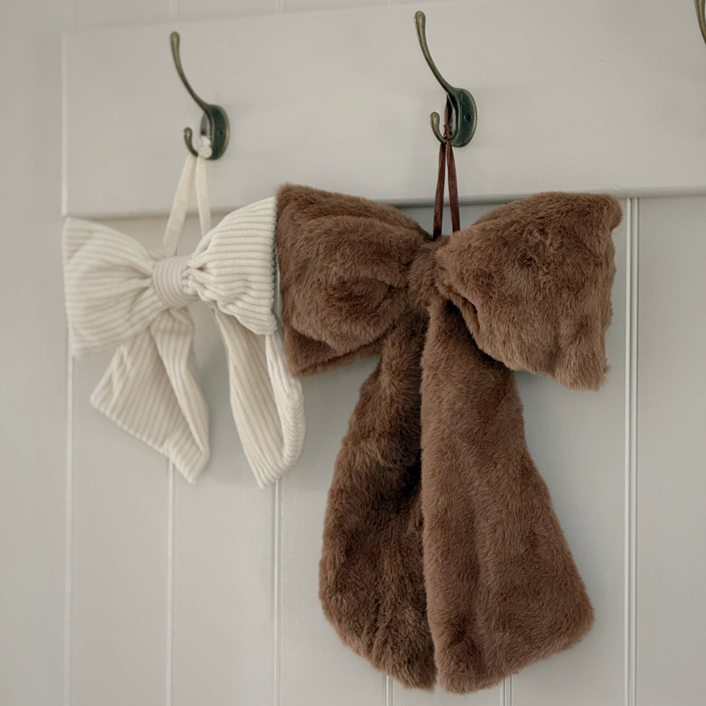 Brown Hanging Bow