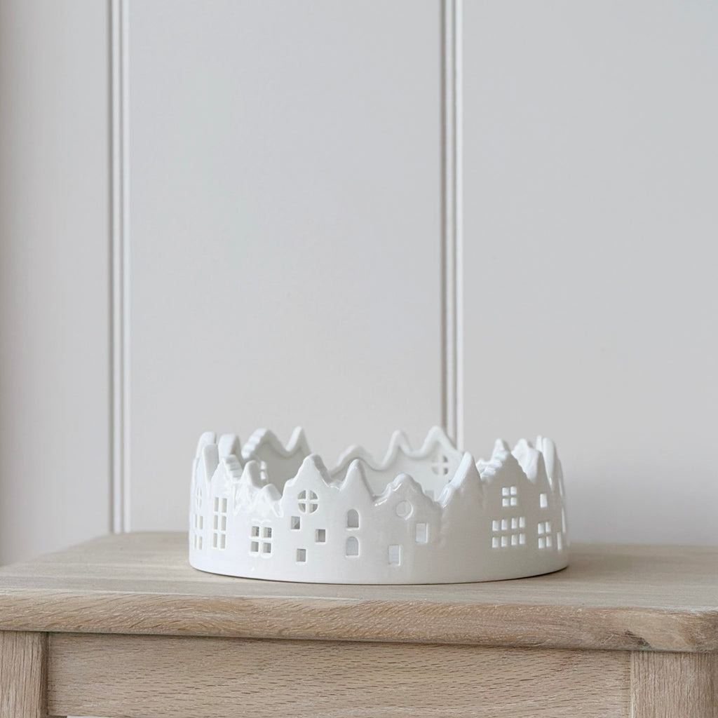 Ceramic Silhouette House Tray
