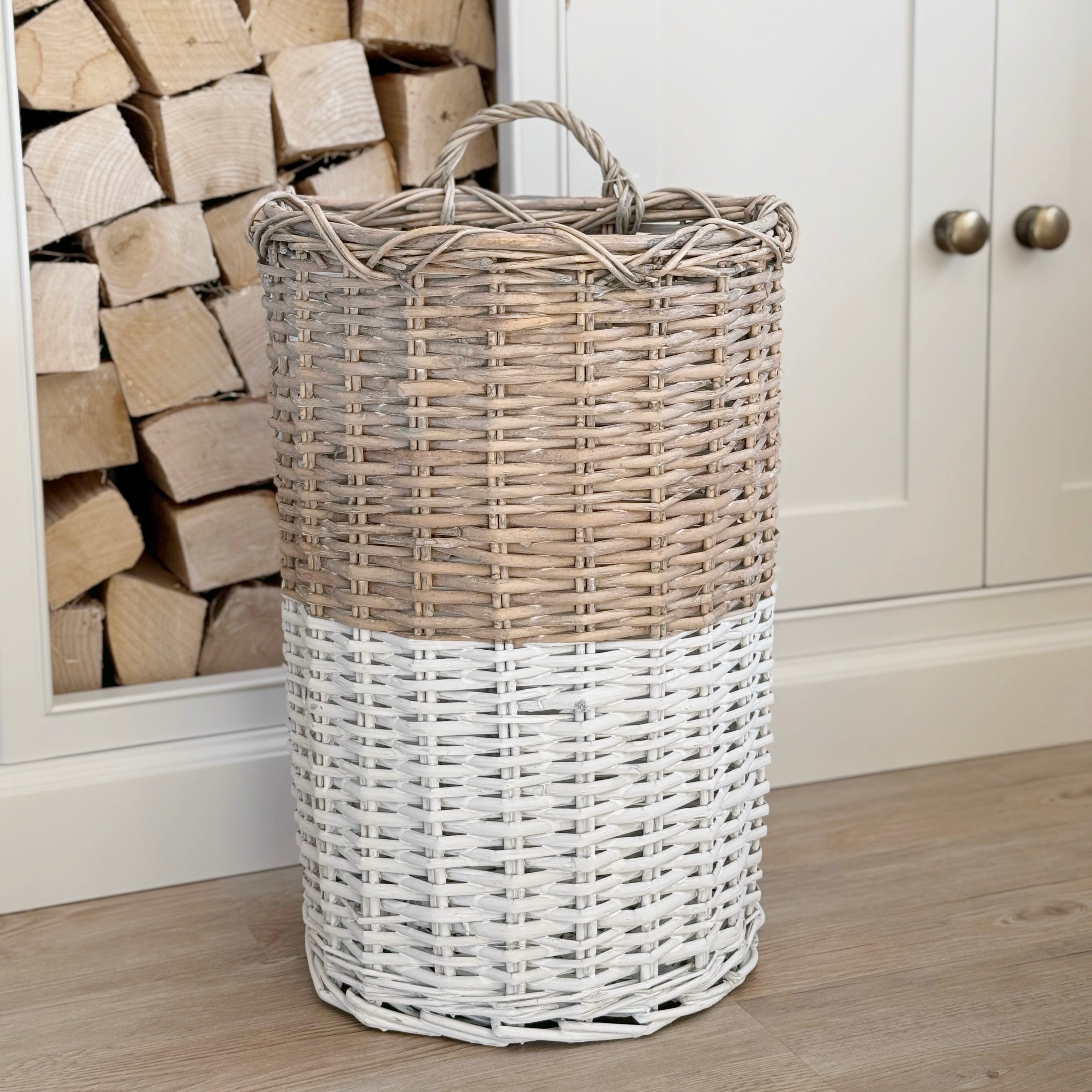 Tall Rattan Basket