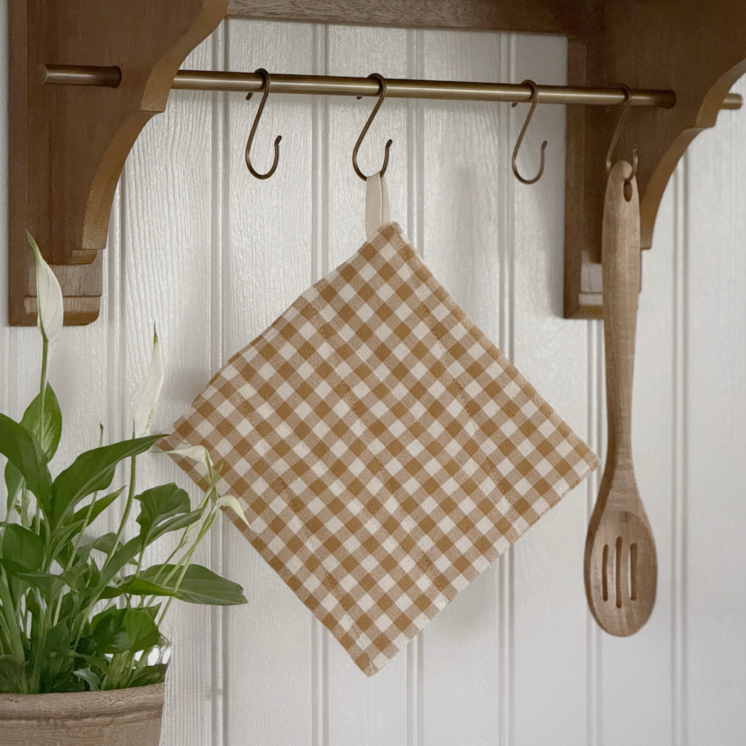 Toffee Check Pot Holder
