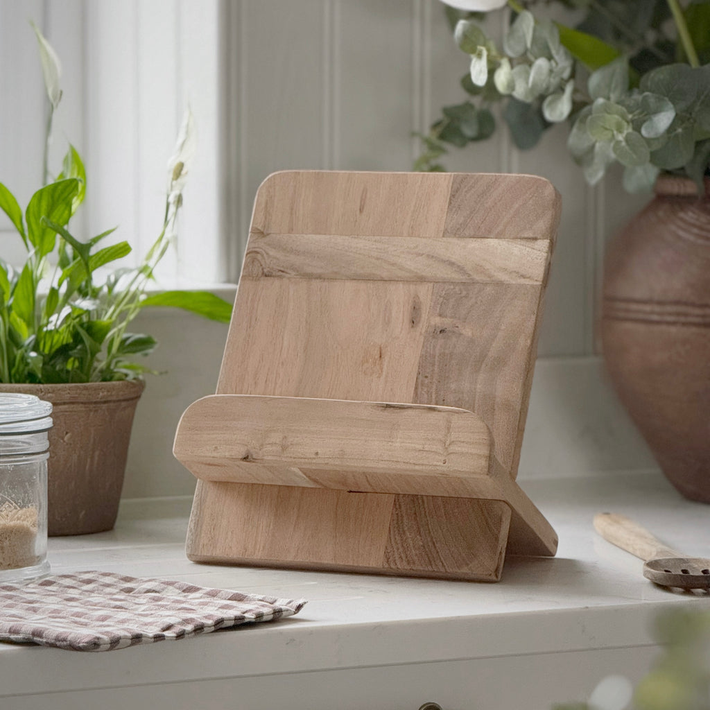 Cookbook Holder Acacia Wood