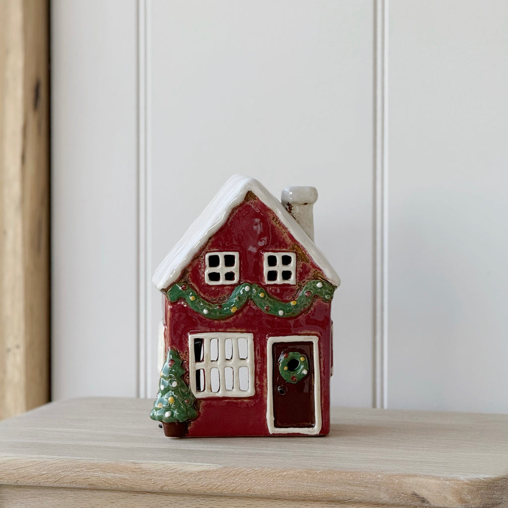 Red Christmas House