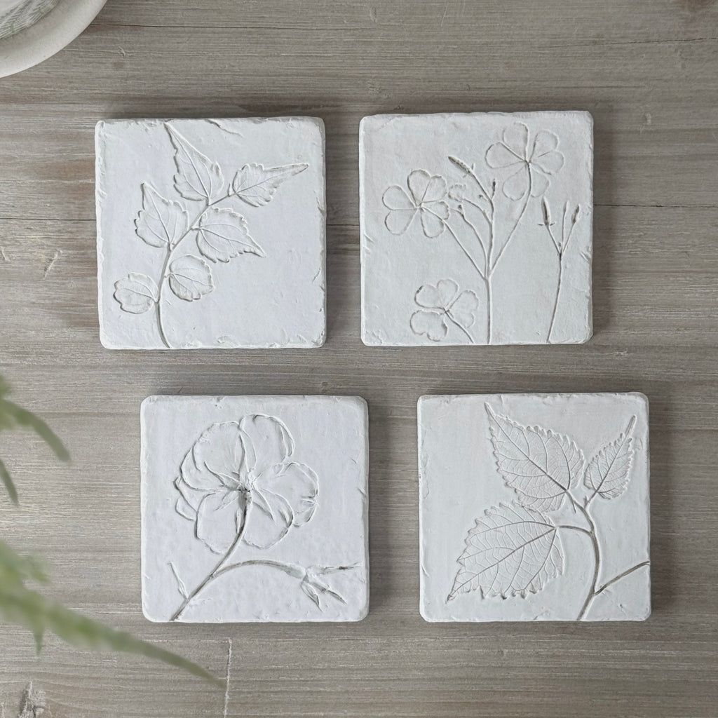 Set Of 4 Botanical Coasters