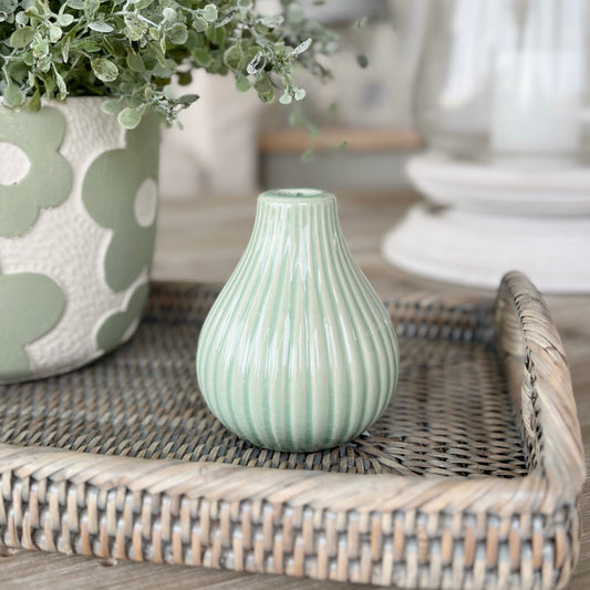 Green Bud Vase