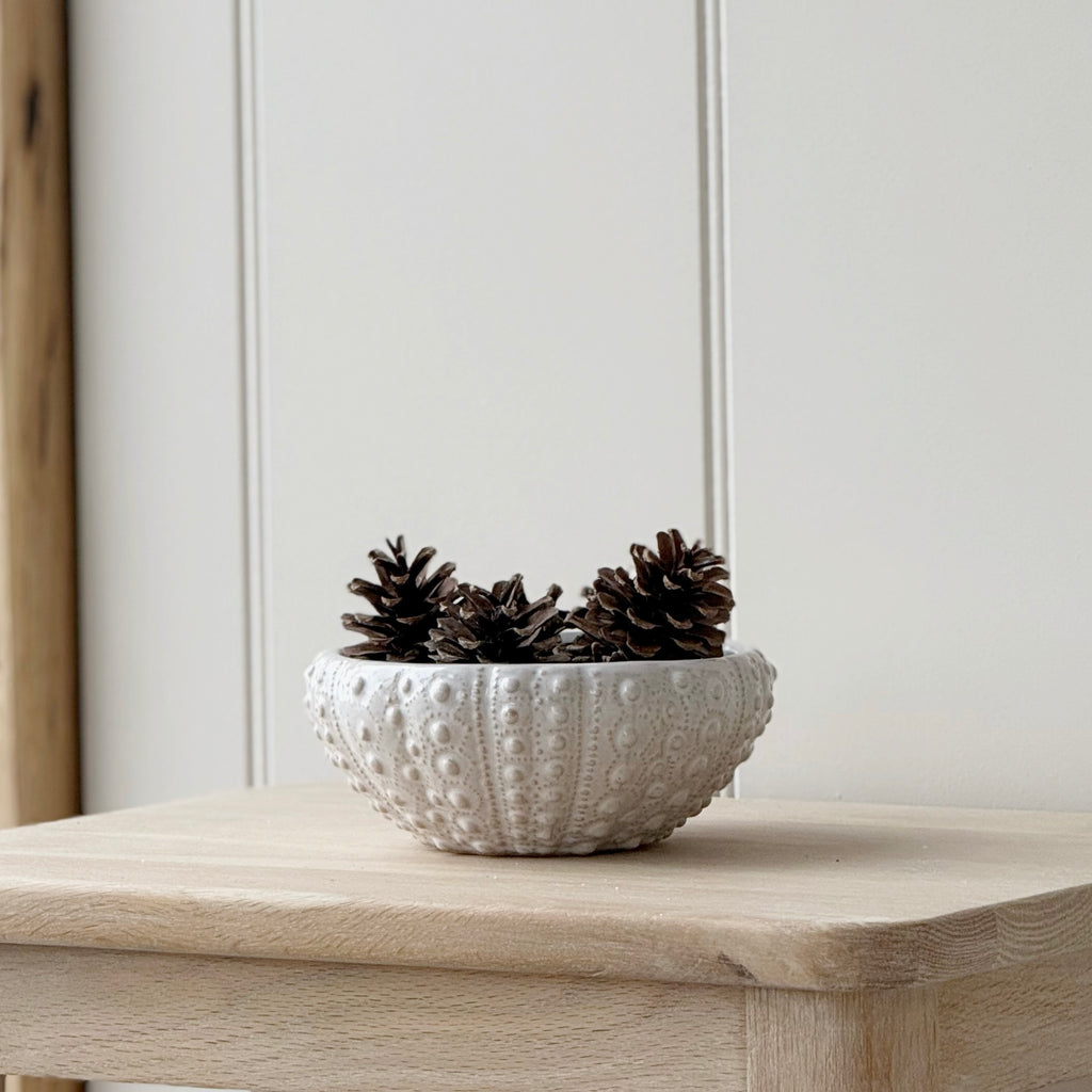 White Urchin Bowl