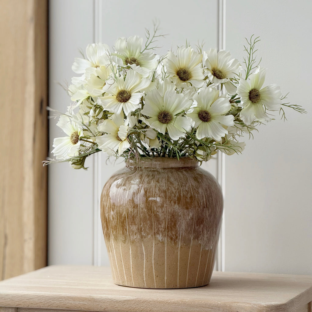 Latte Stripe Vase