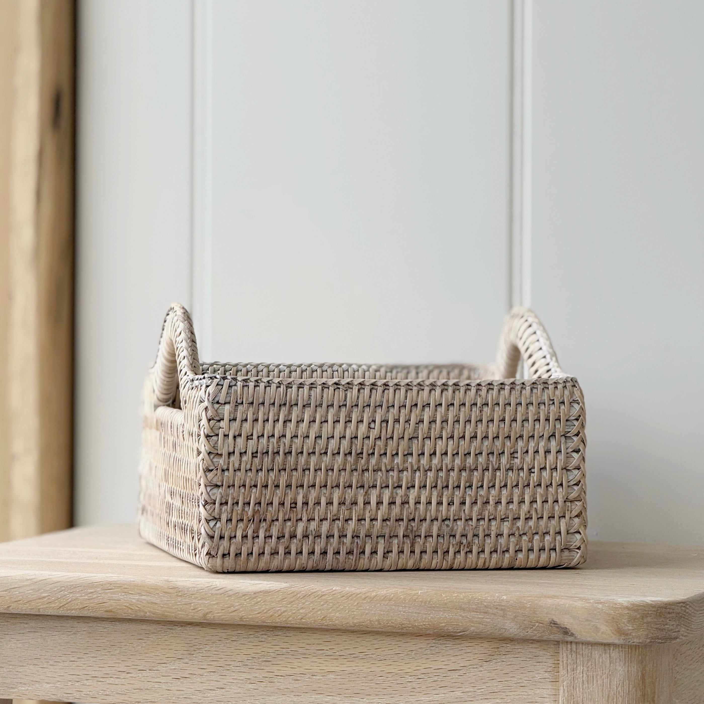 Square Rattan Tray