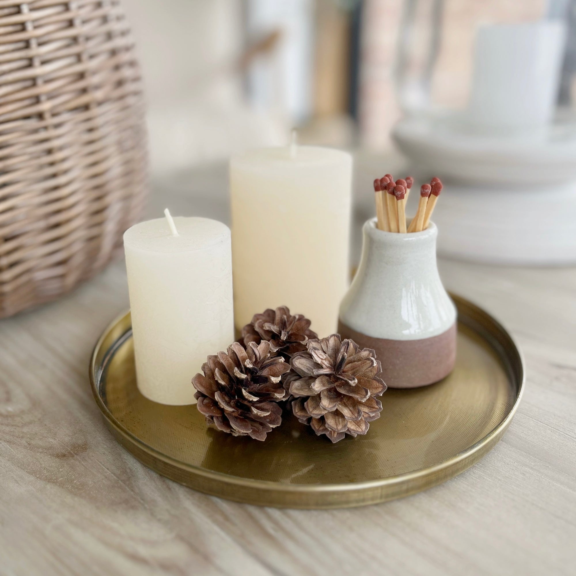 Brass Candle Tray