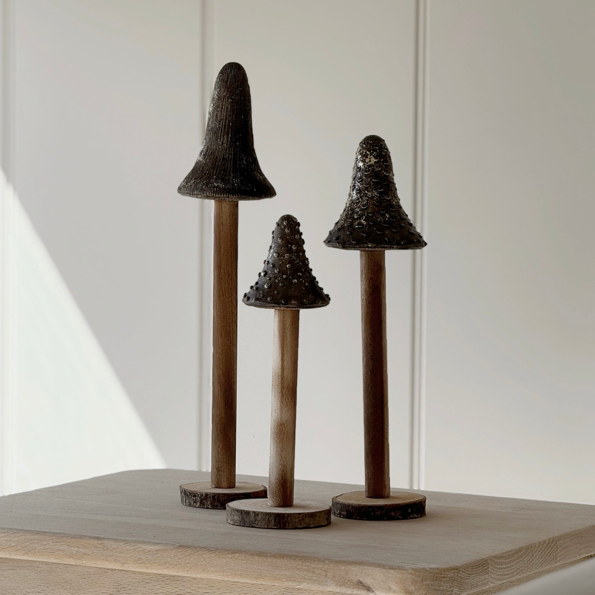 Set Of 3 Toadstools