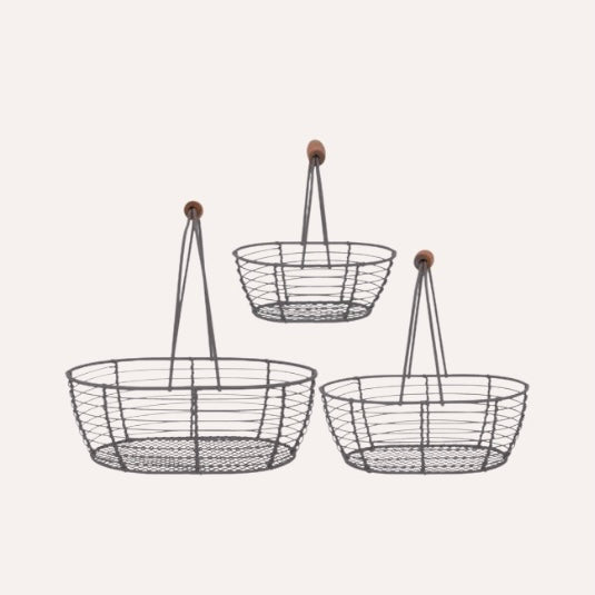 Wire Basket With Handle