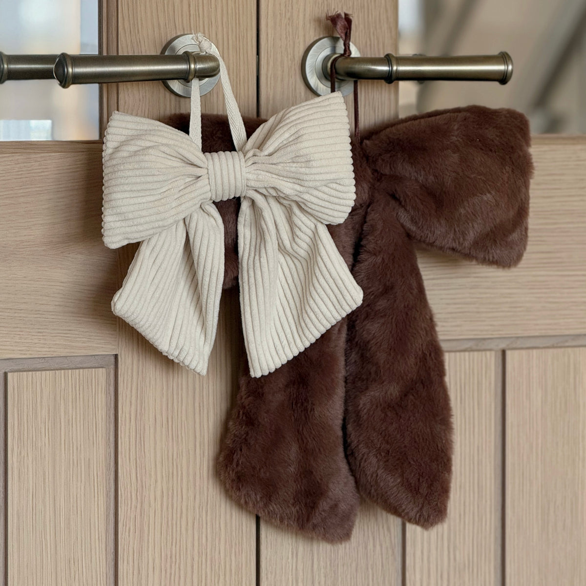 Brown Hanging Bow