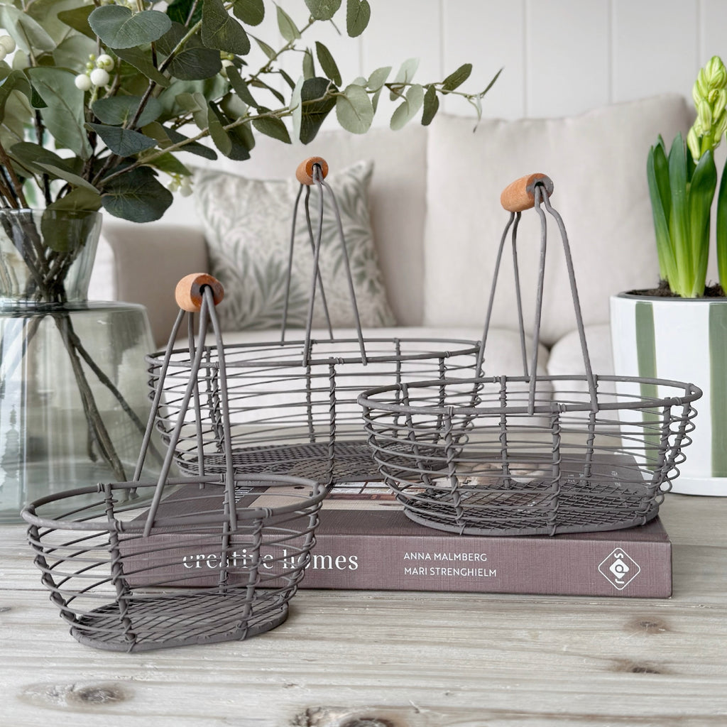 Wire Basket With Handle