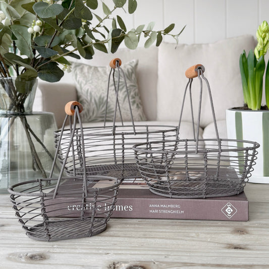 Wire Basket With Handle