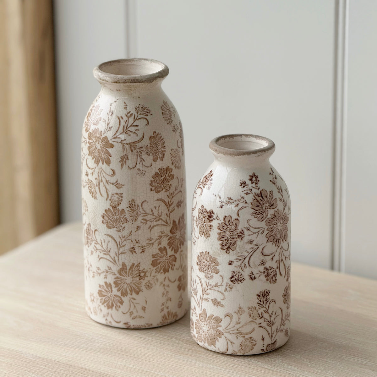 Vintage Style Mocca Bottle Set