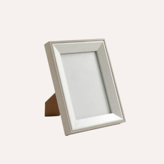 Antiqued White Photo Frame 5x7