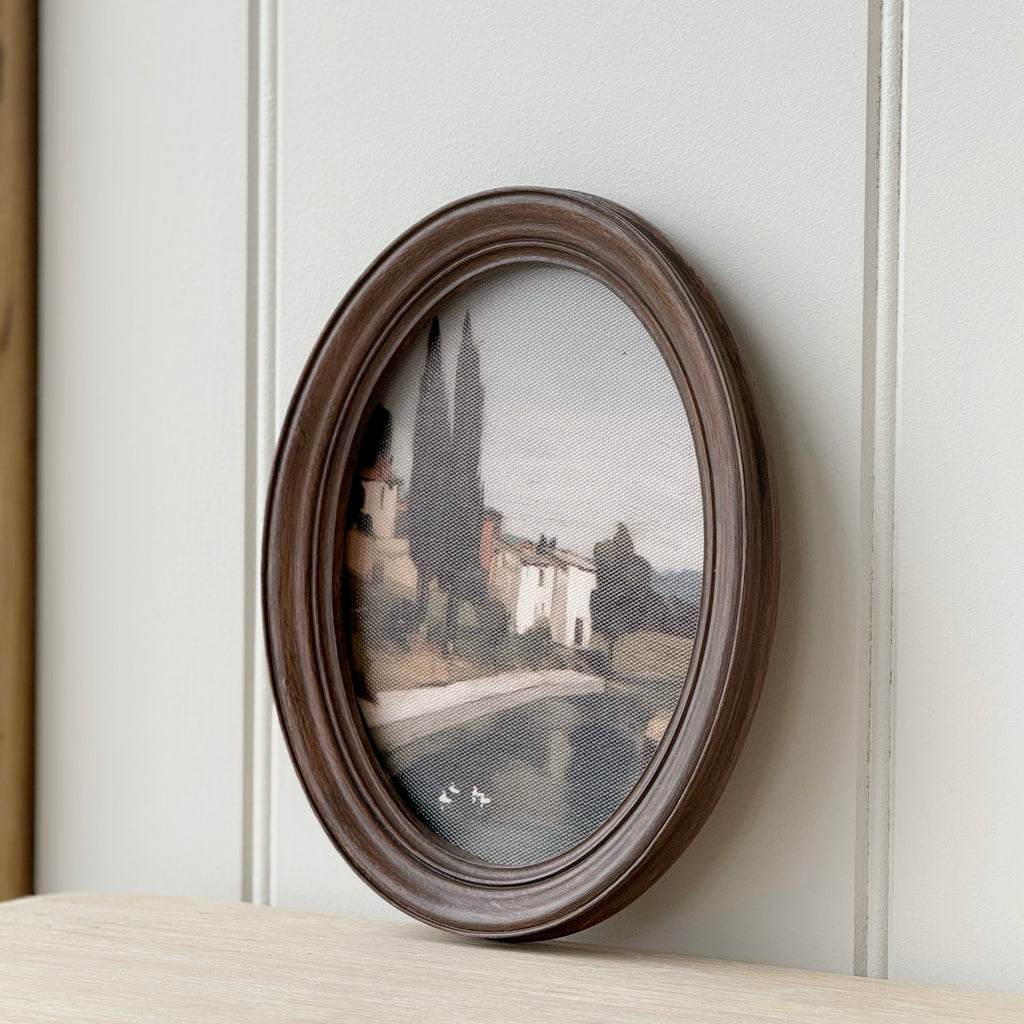 Ferrara Village Oval Print