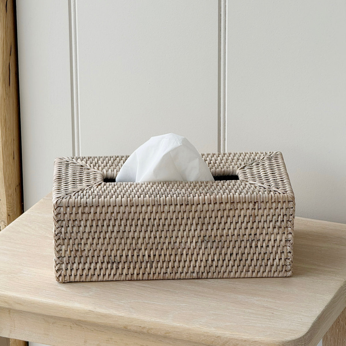 Rattan Rectangle Tissue Box
