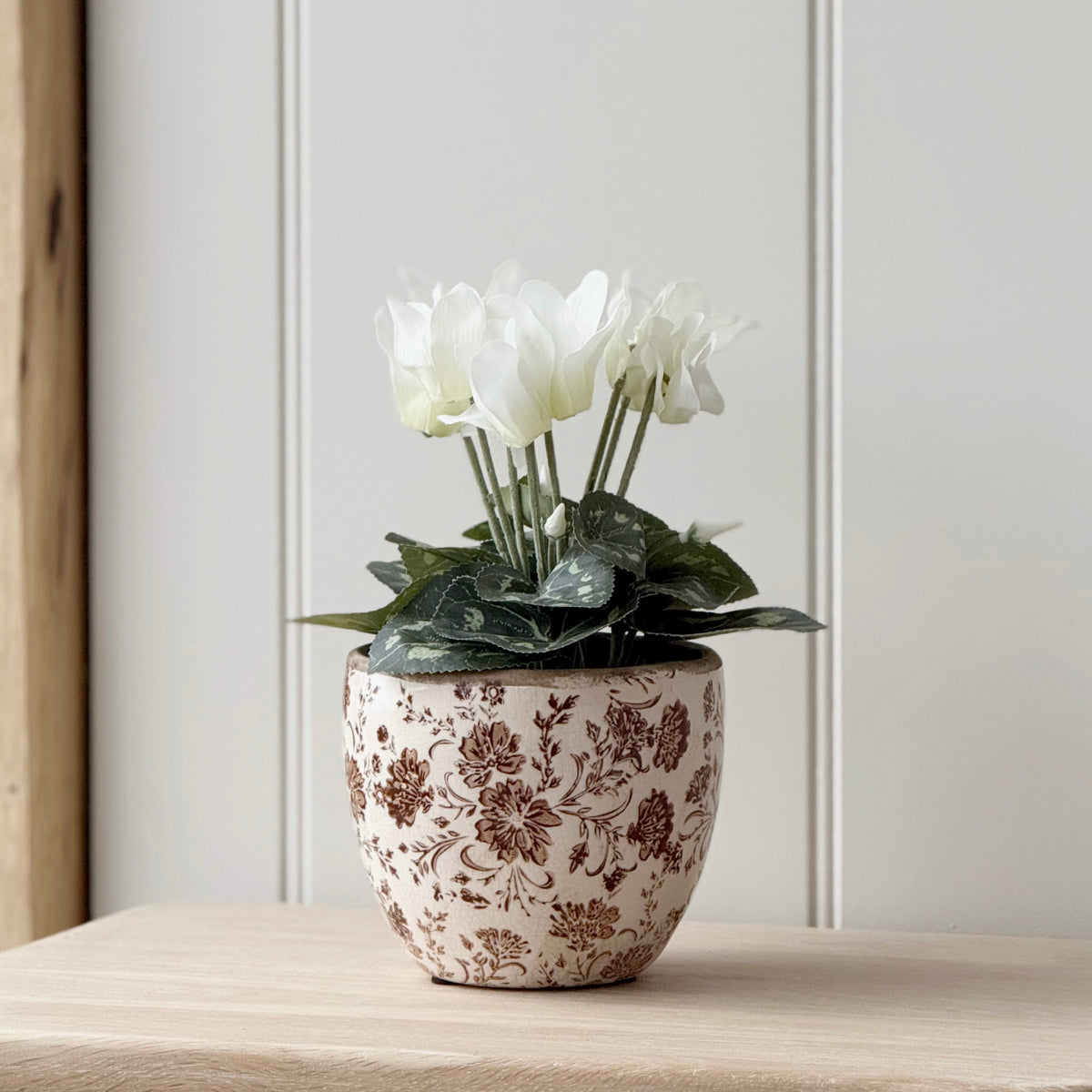 Brown Vintage Style Planter