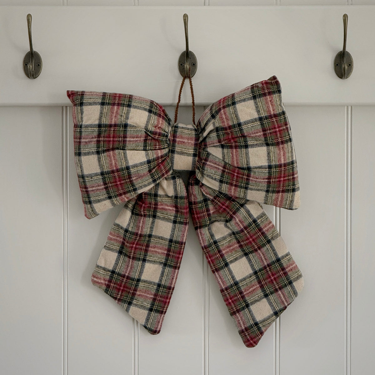 Large Tartan Christmas Bow