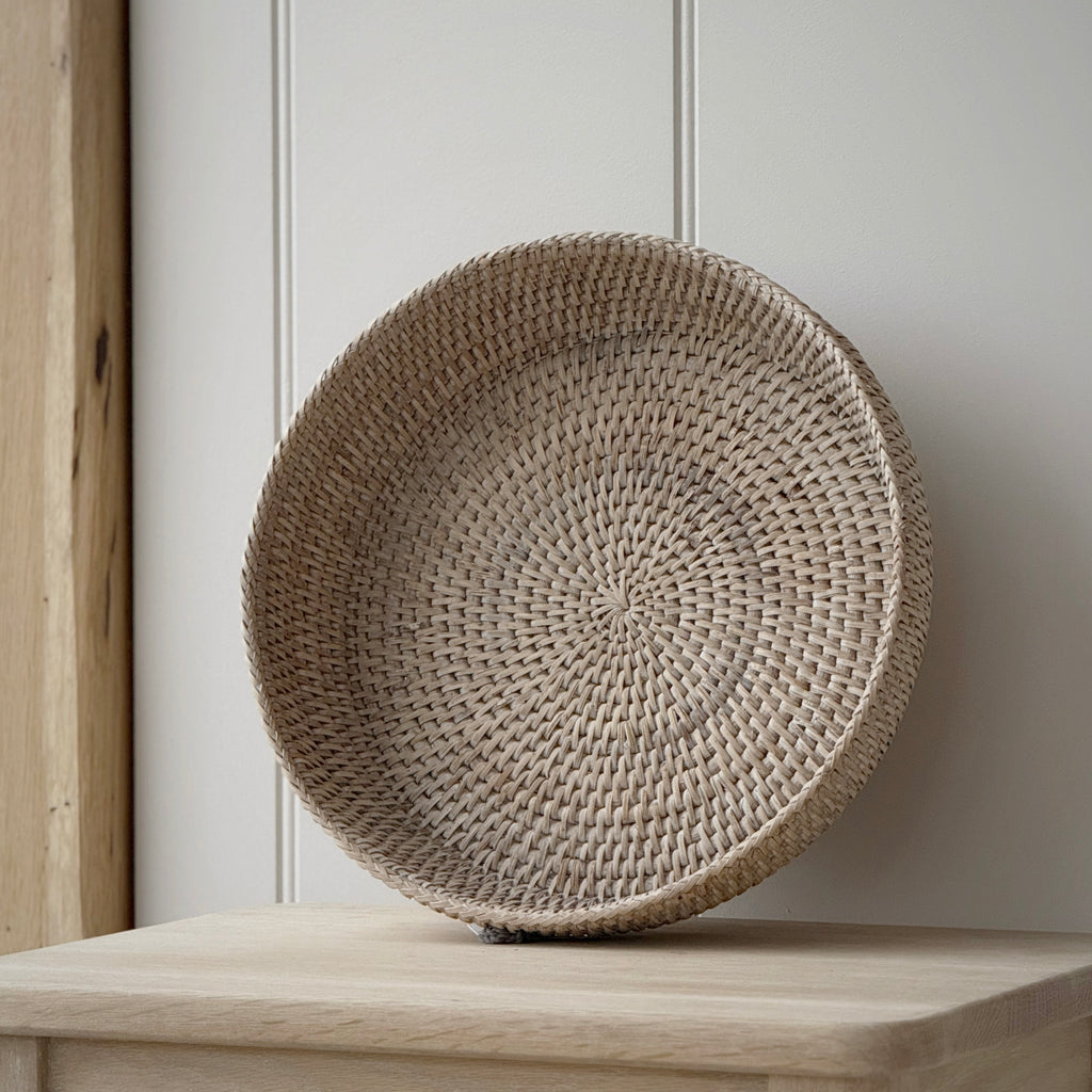 Rattan Round Bowl