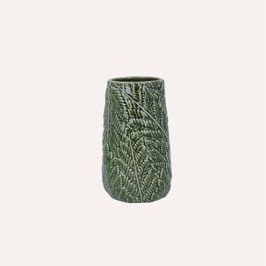 Green Fern Vase