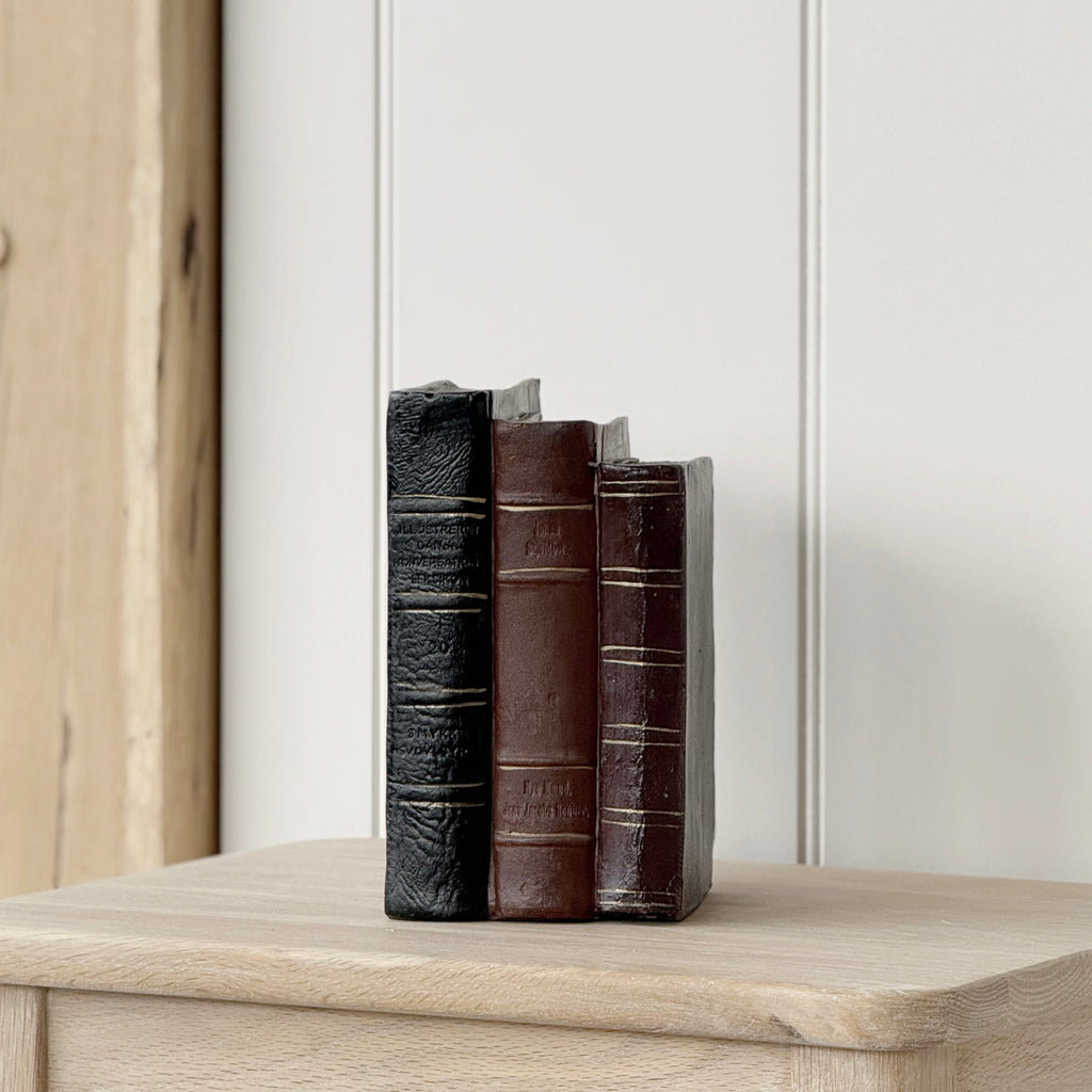 Antique Brown Old French Style Books