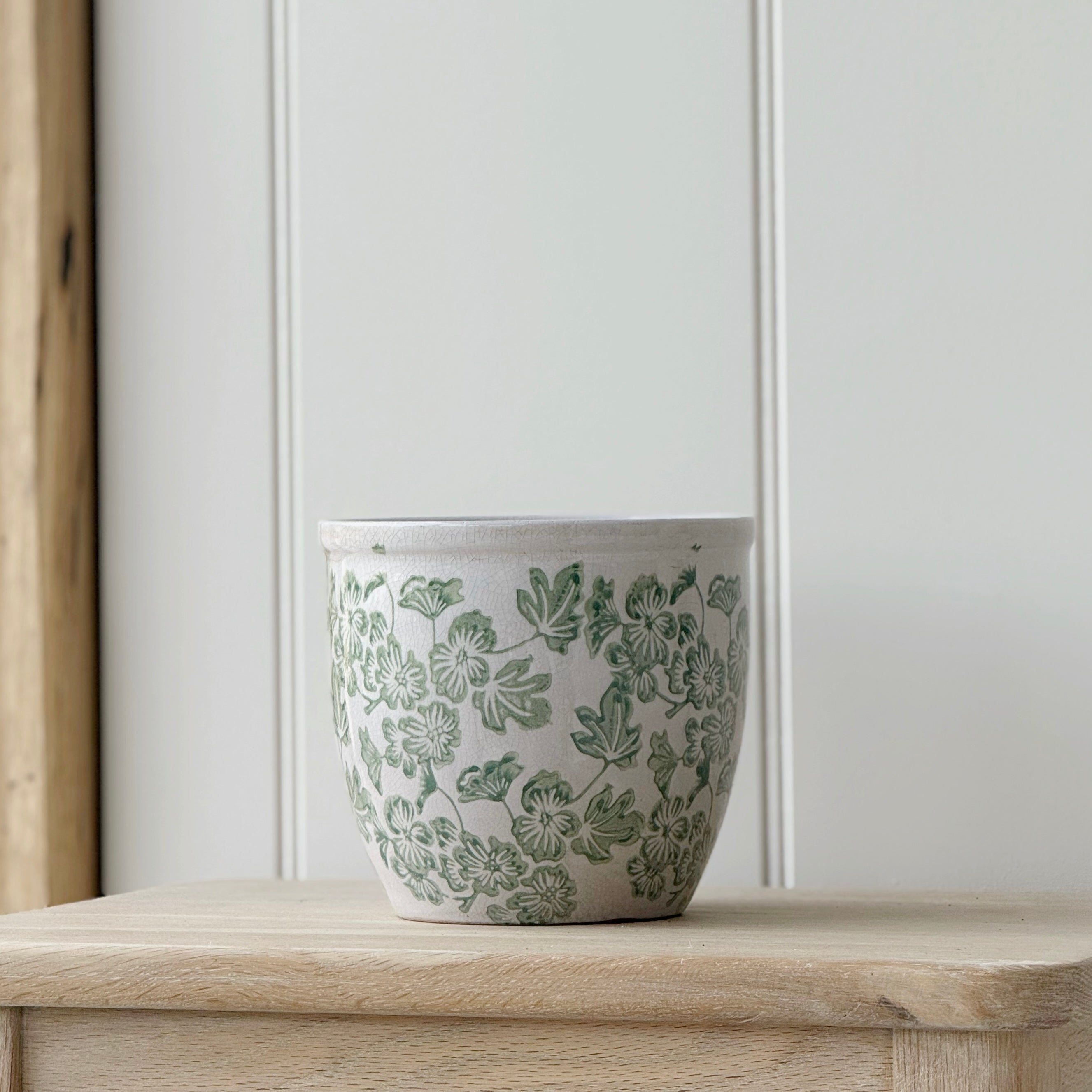 Small Green Clover Planter Pot