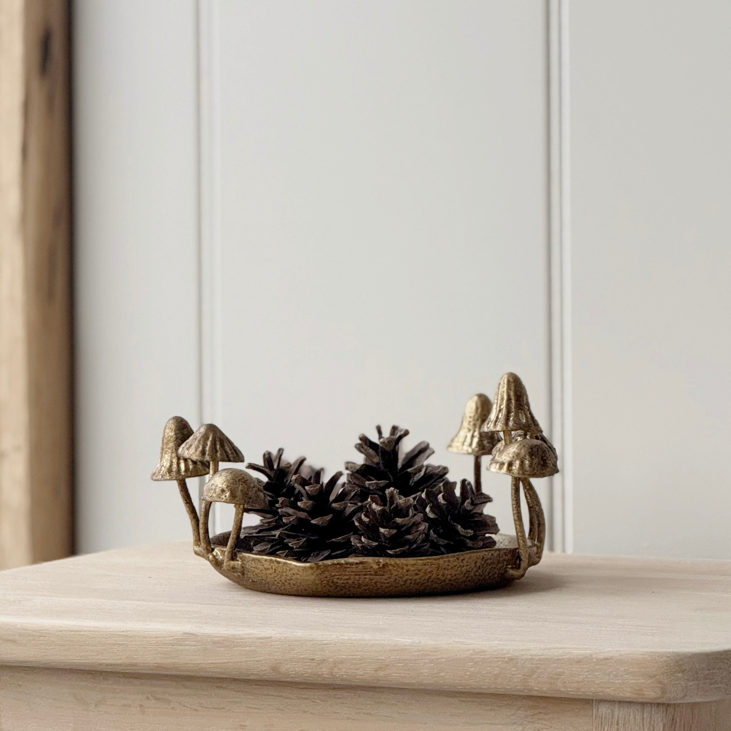 Gold Mushroom Tray