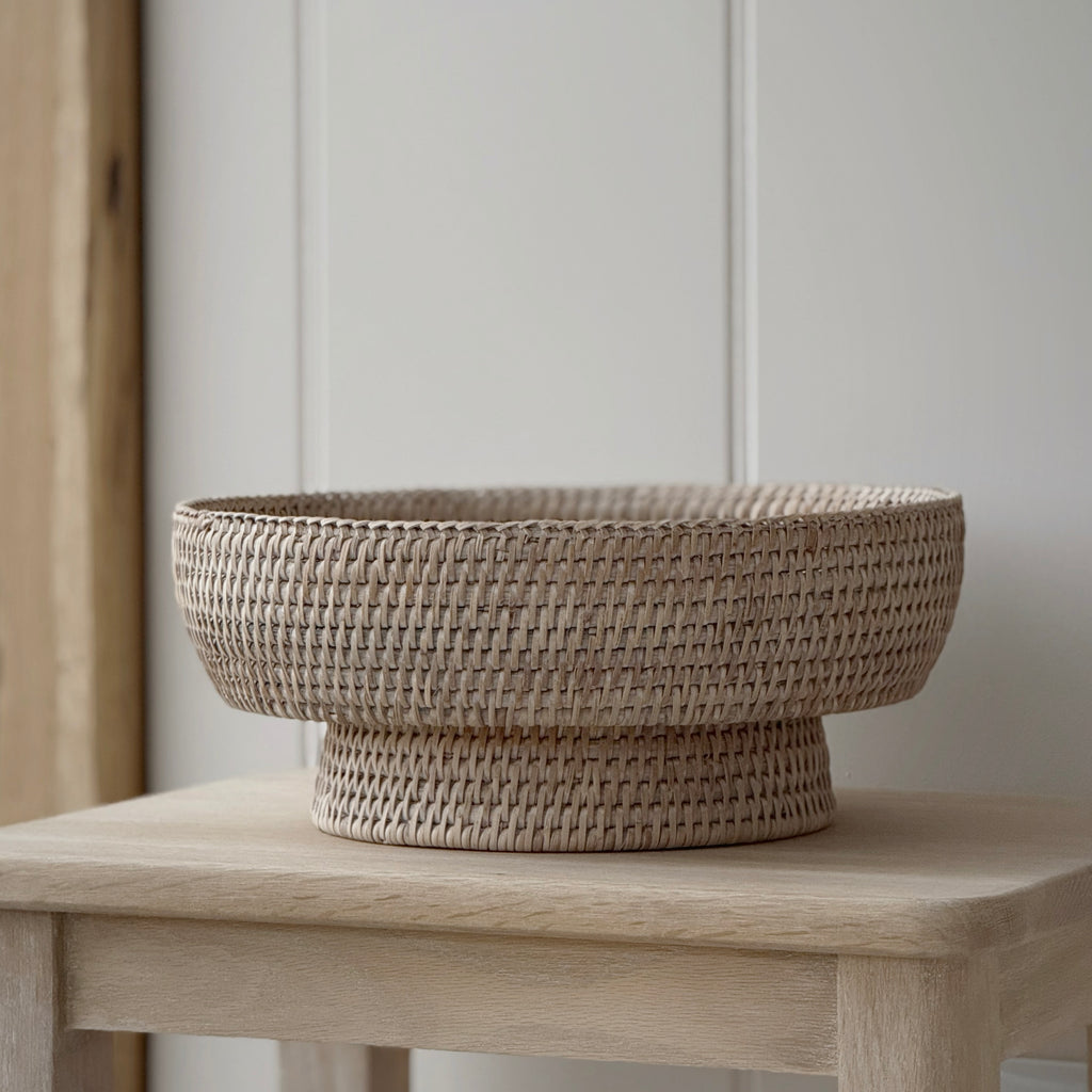 Rattan Round Bowl