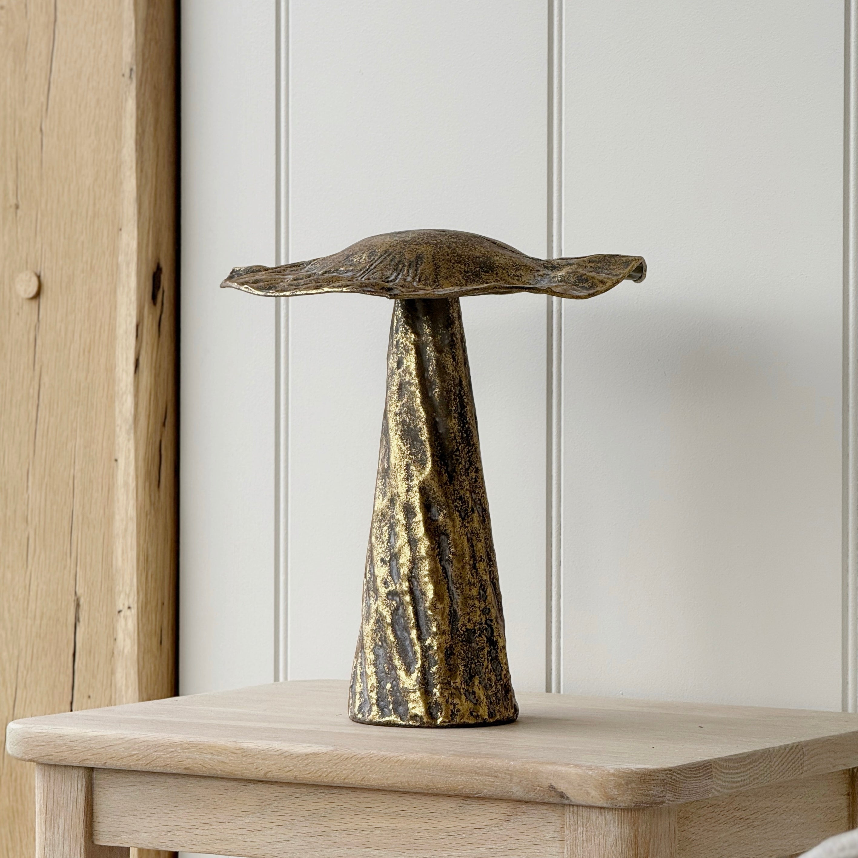 Small Aged Gold Mushroom