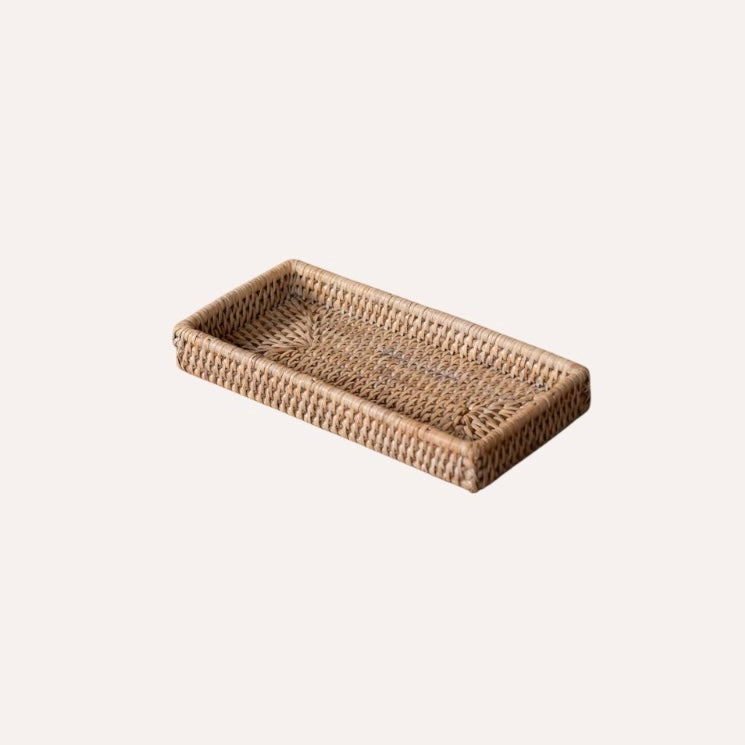 Small Rectangular Rattan Tray