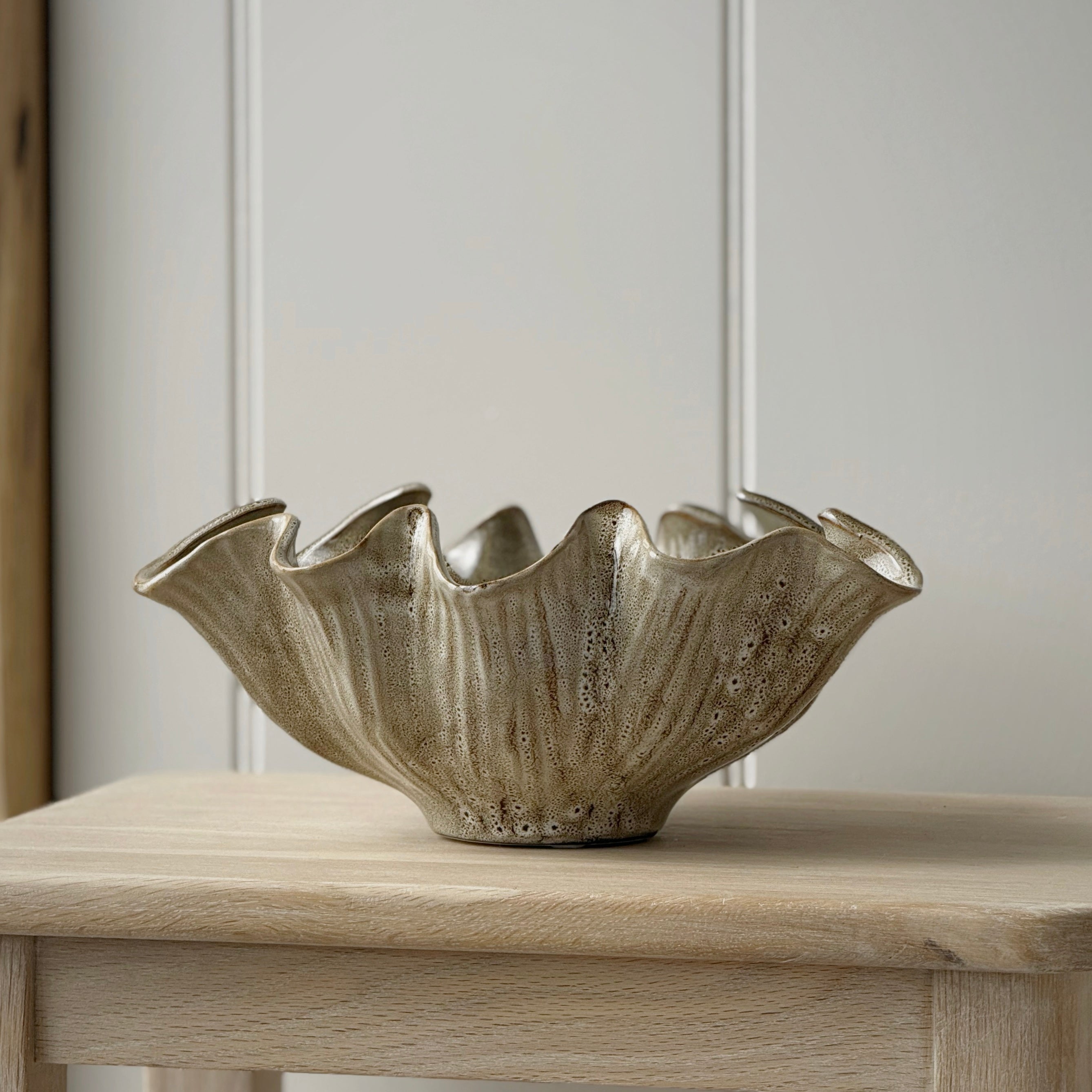 Brown Melange Wave Bowl