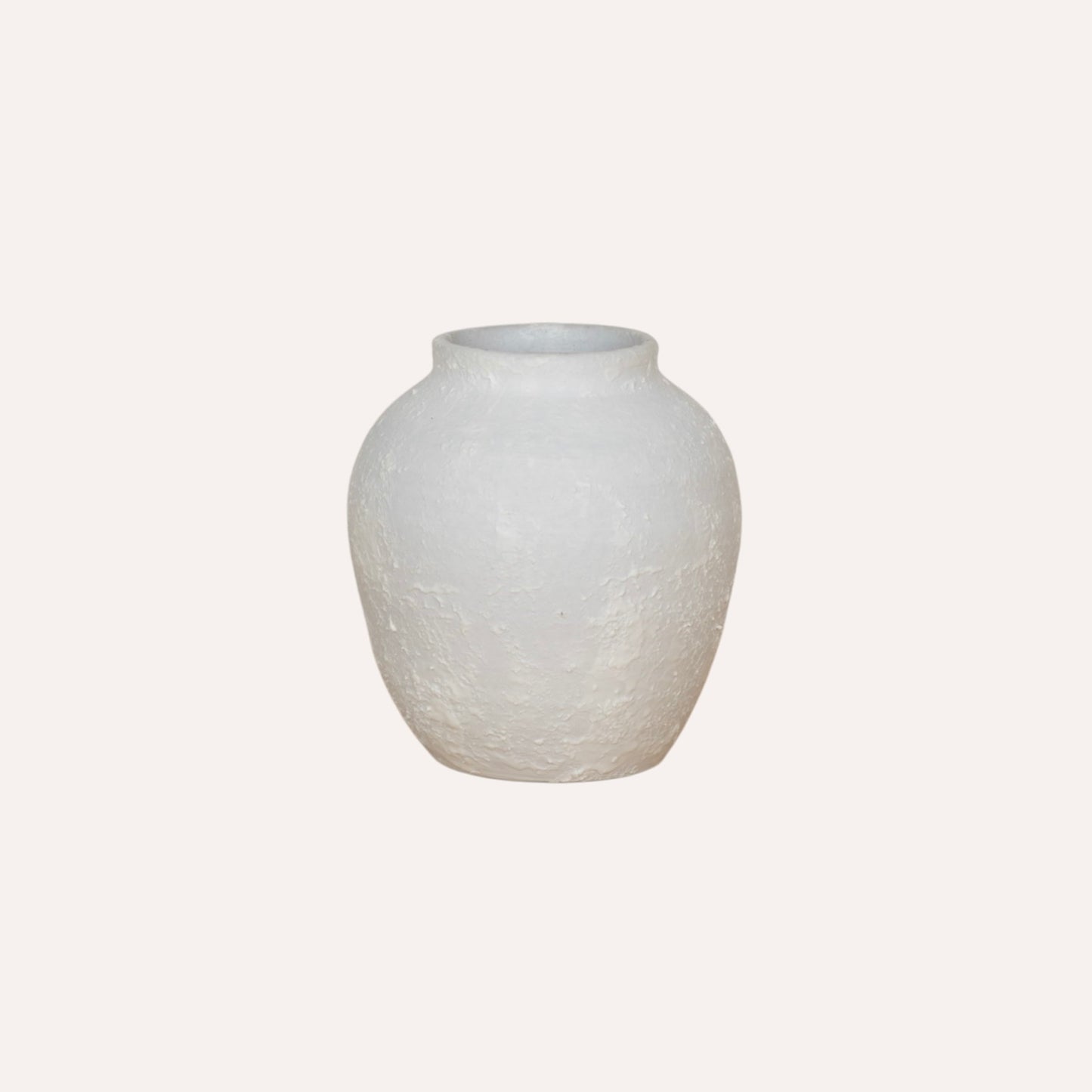 White Stone Vase