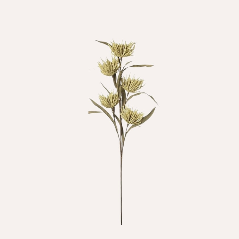 Ochre Flocked Autumn Stem
