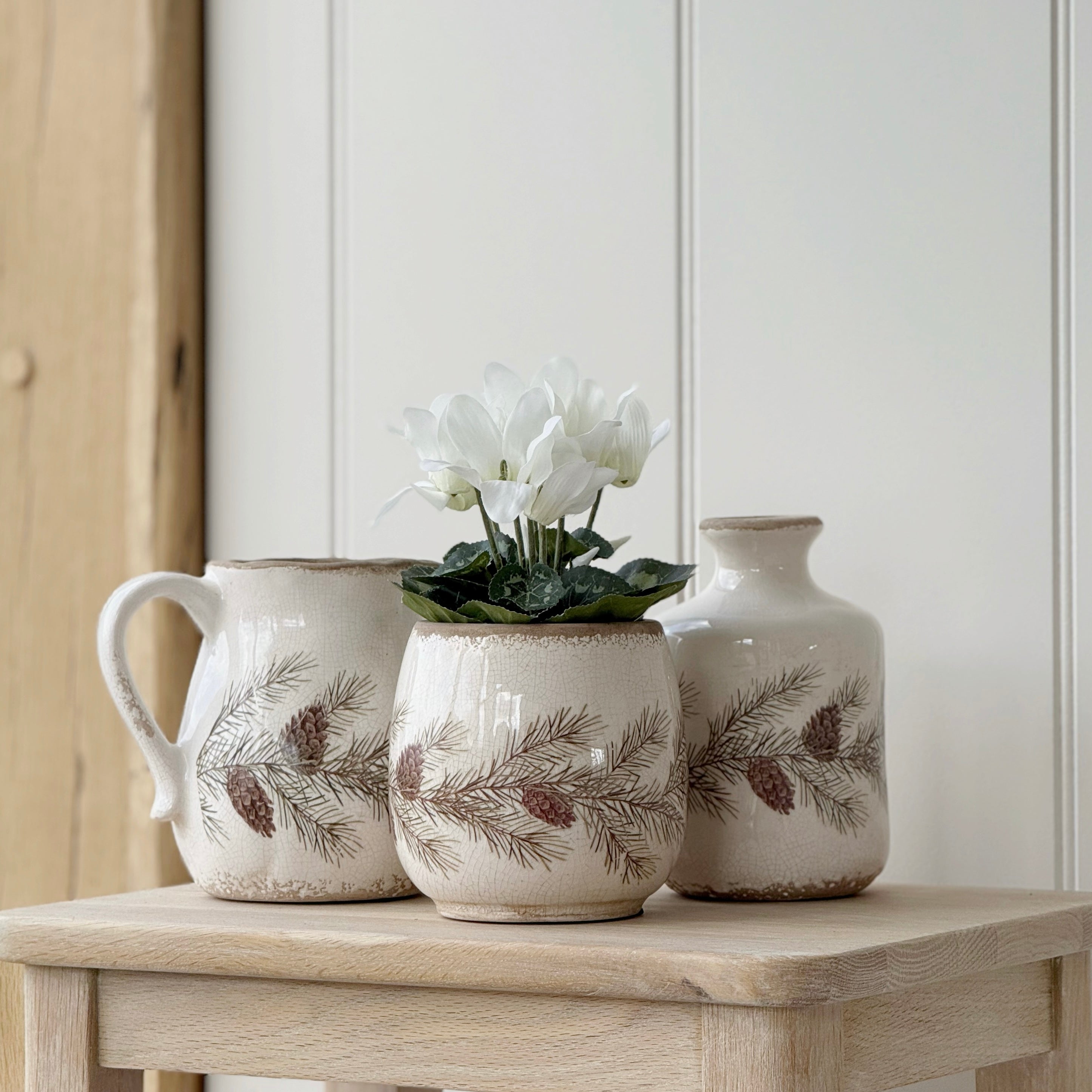 Fir Pinecone Jug