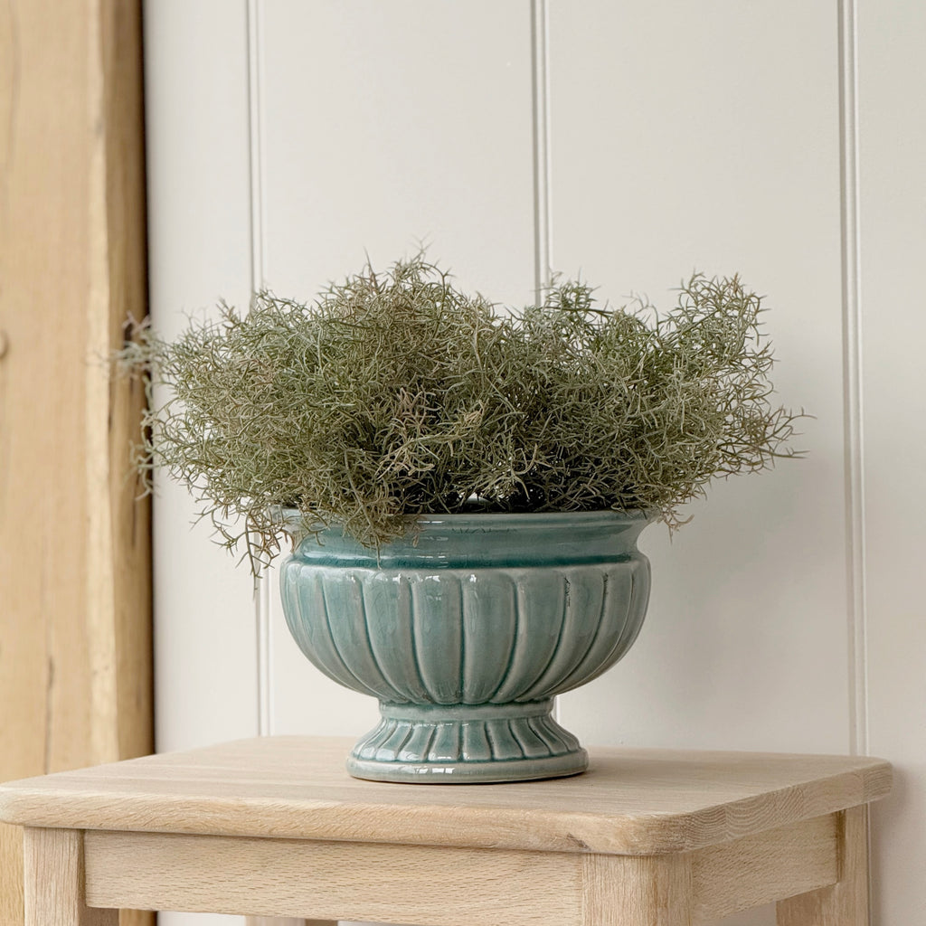 Sea Blue Ornate Planter