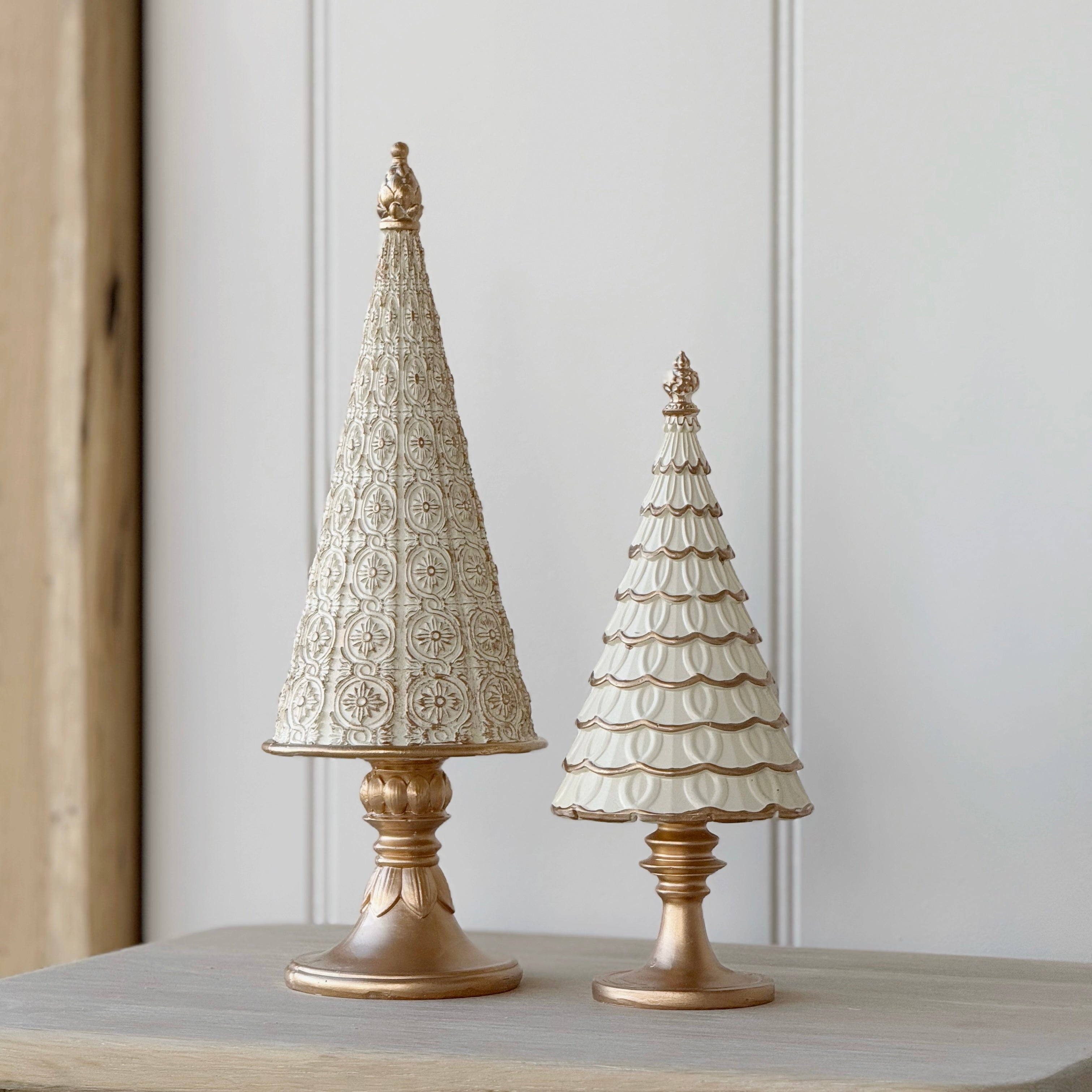 Medium Antique Cream Christmas Tree