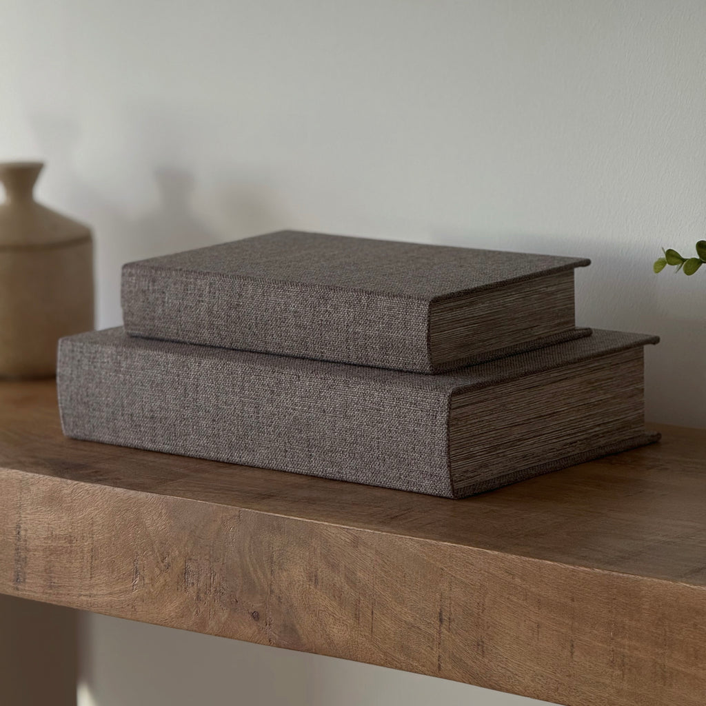 Set of 2 Woven Book Storage