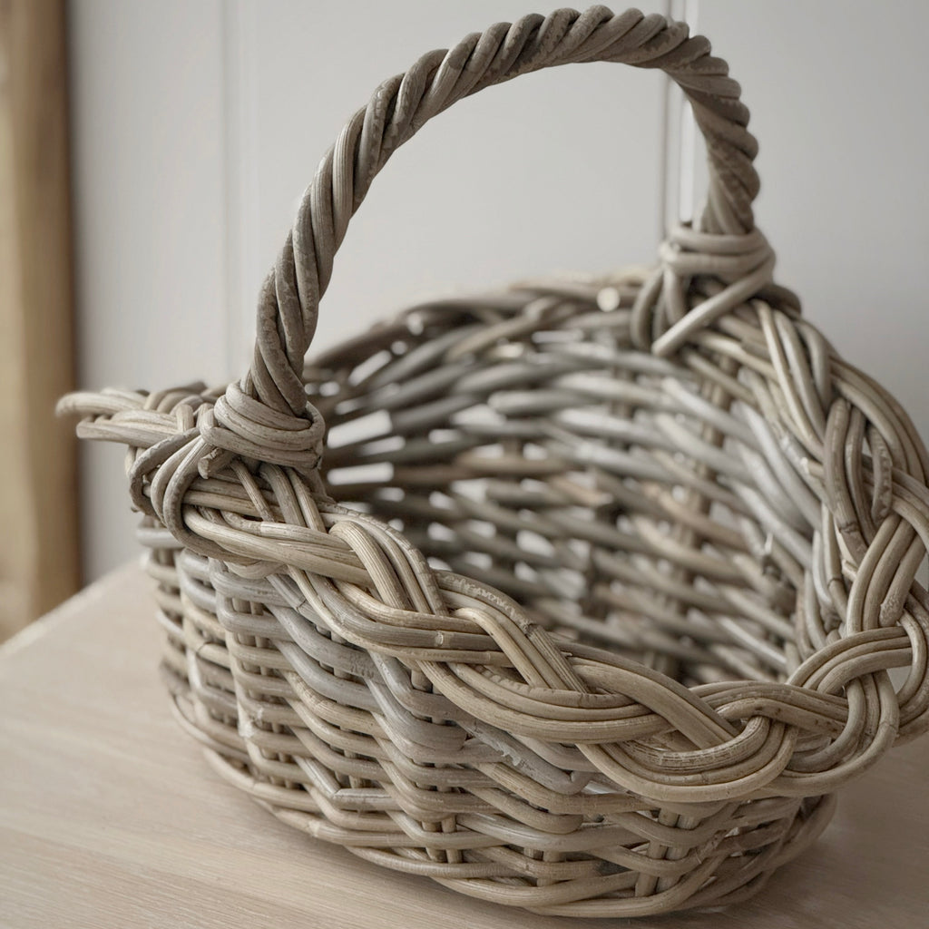 Oval Rattan Basket