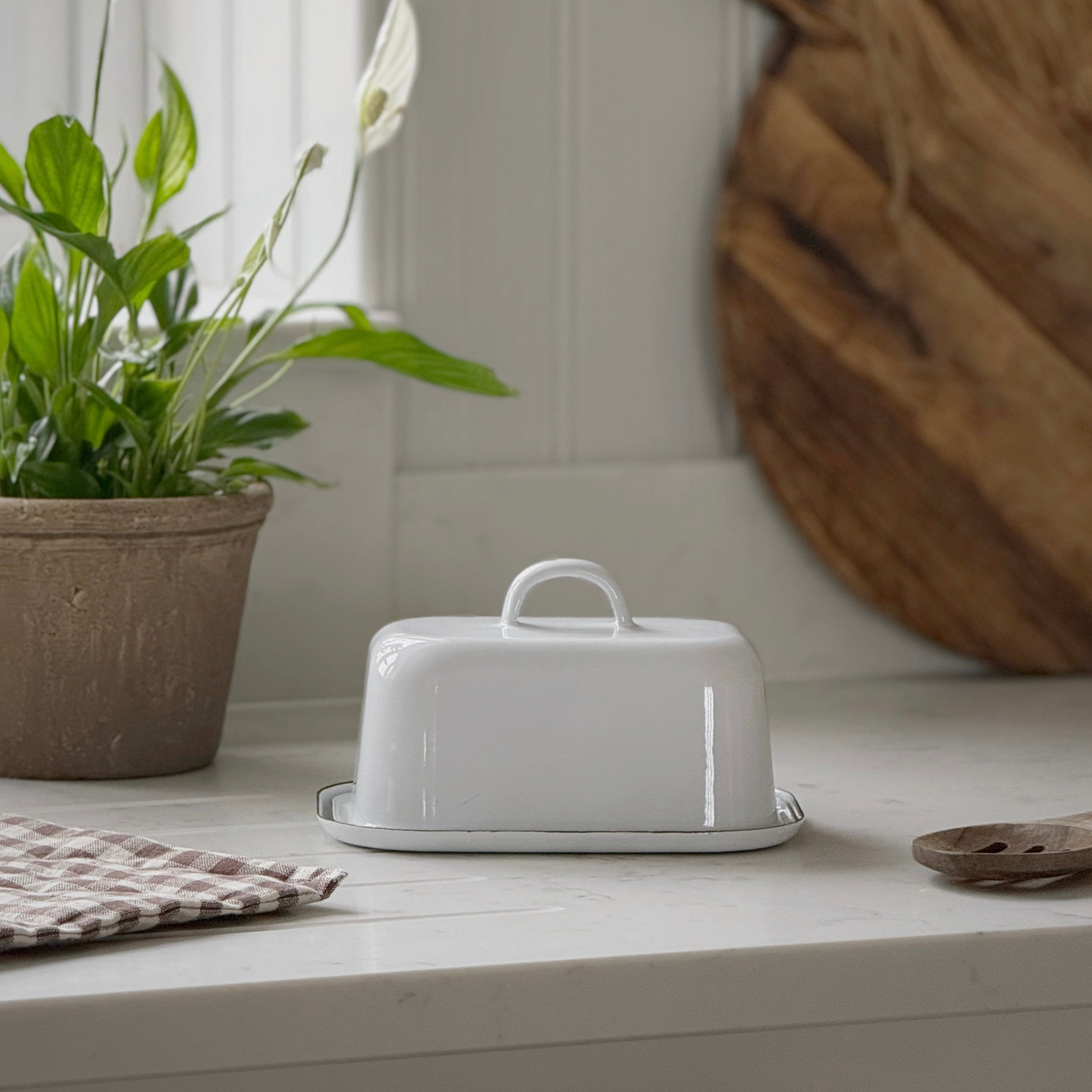 Enamel Butter Dish