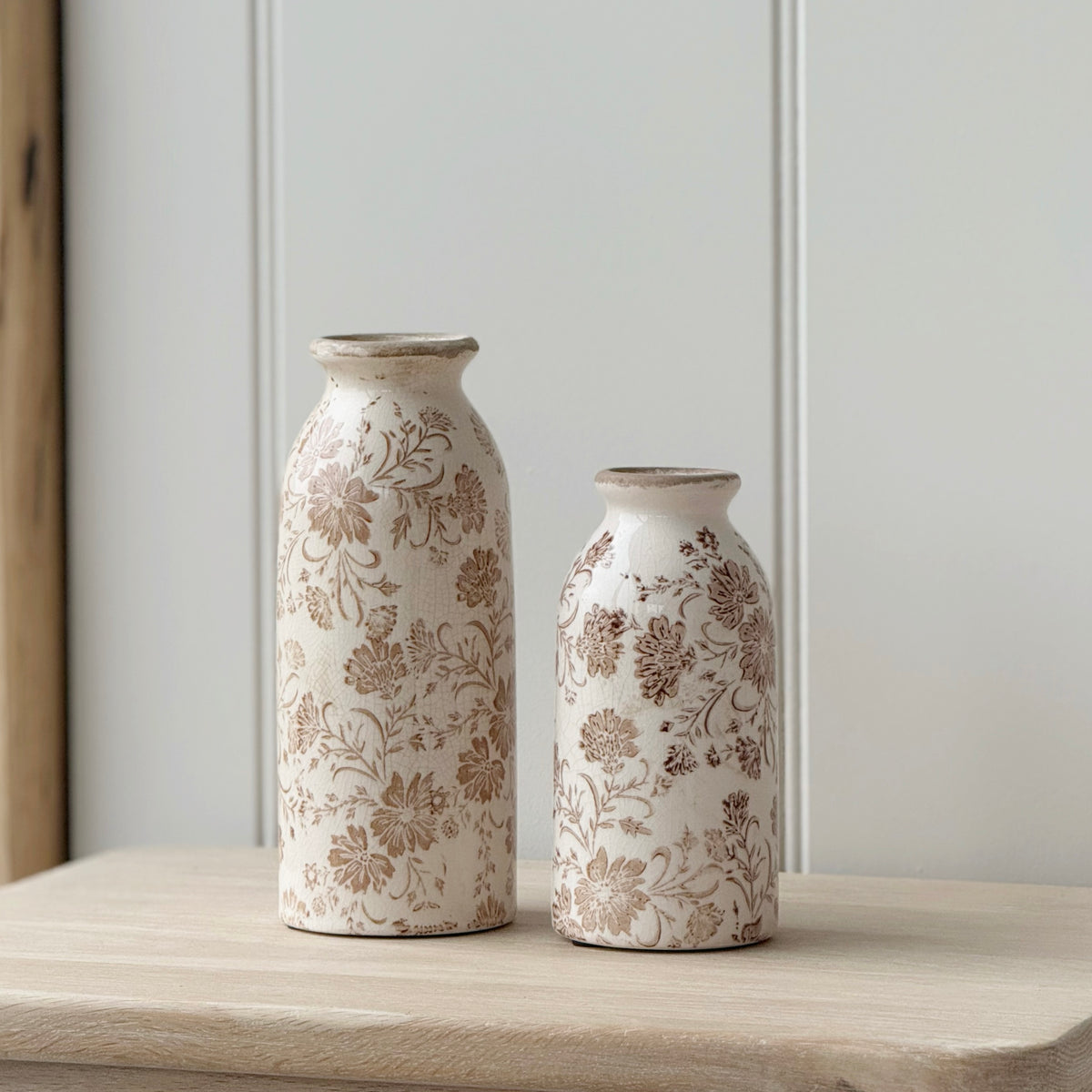 Vintage Style Mocca Bottle Set