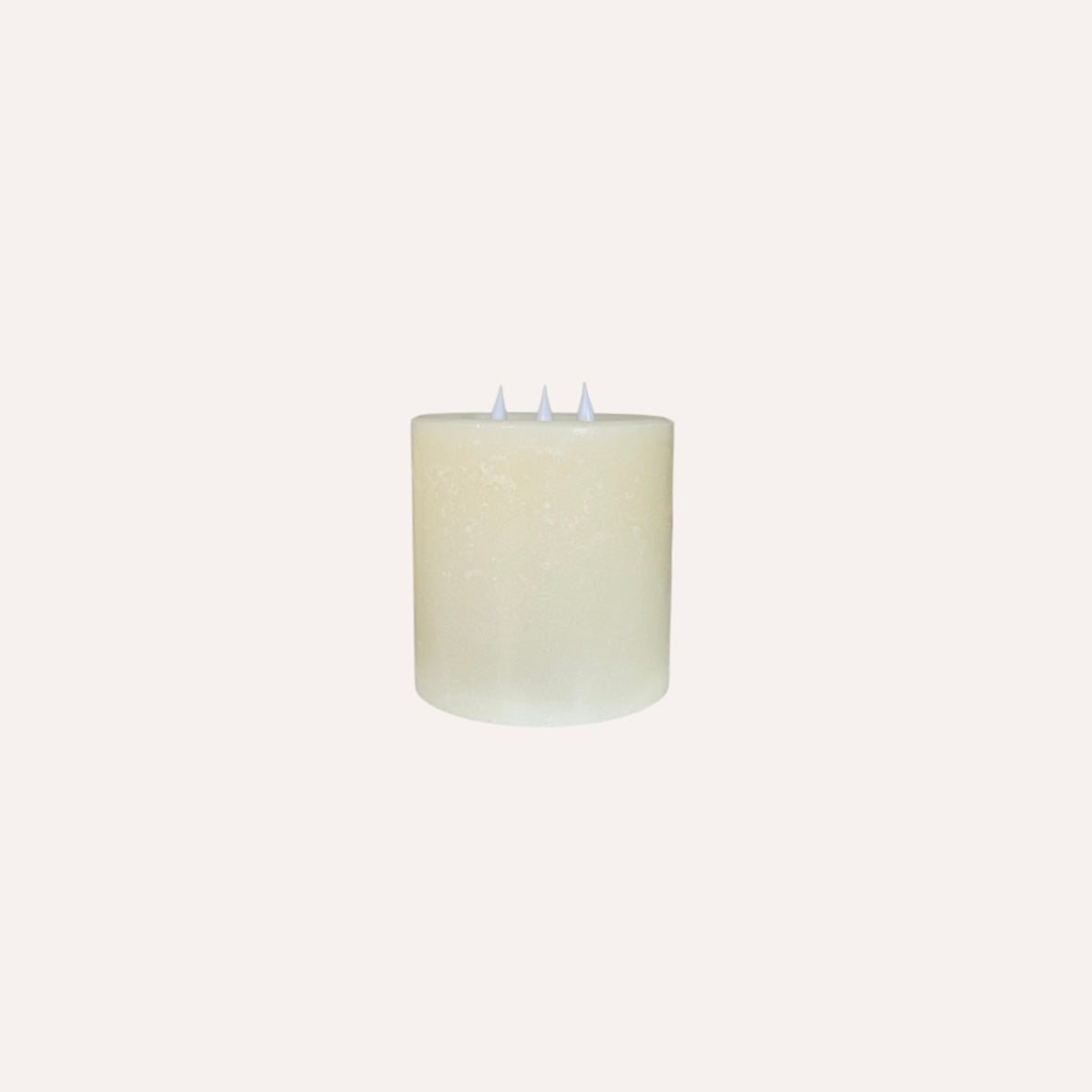 LED 3 Wick Ivory Candle